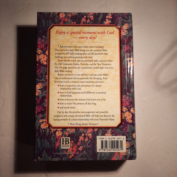 God's Little Devotional Bible for Women by Honor Books: Used - Picture 5 of 8